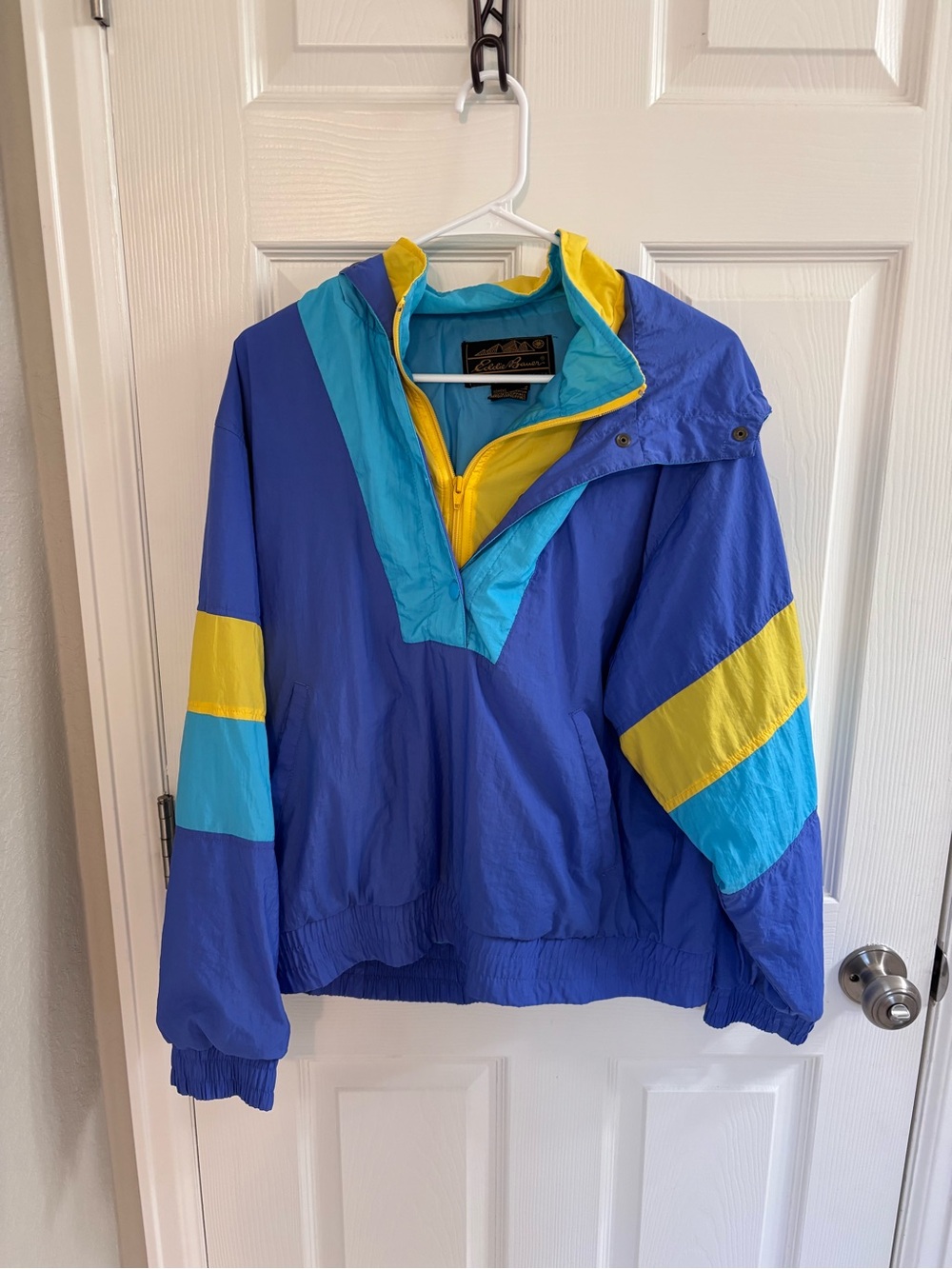 Eddie Bauer Colorblock Vintage Jacket - Medium